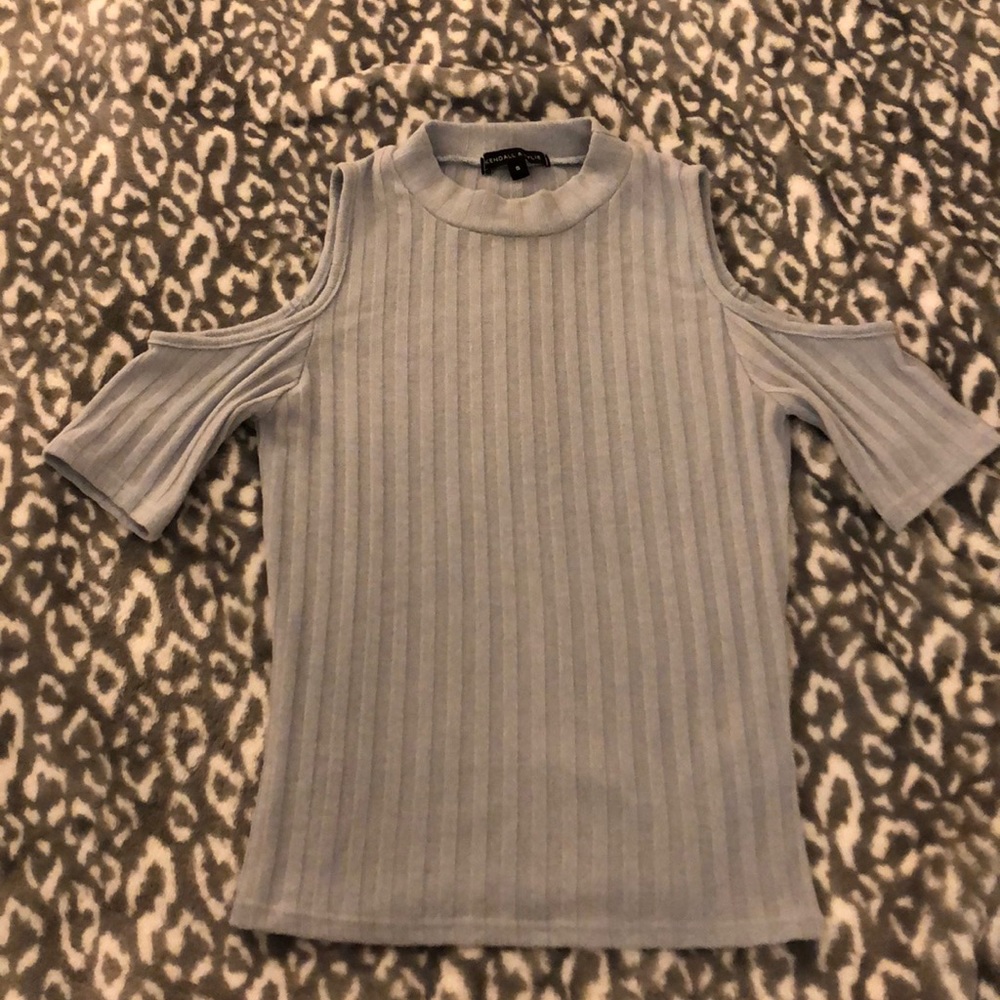 Baby blue sweater top